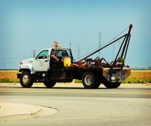 A tow truck